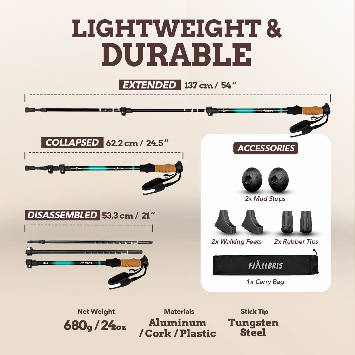 Bastoni da Trekking Ultralight